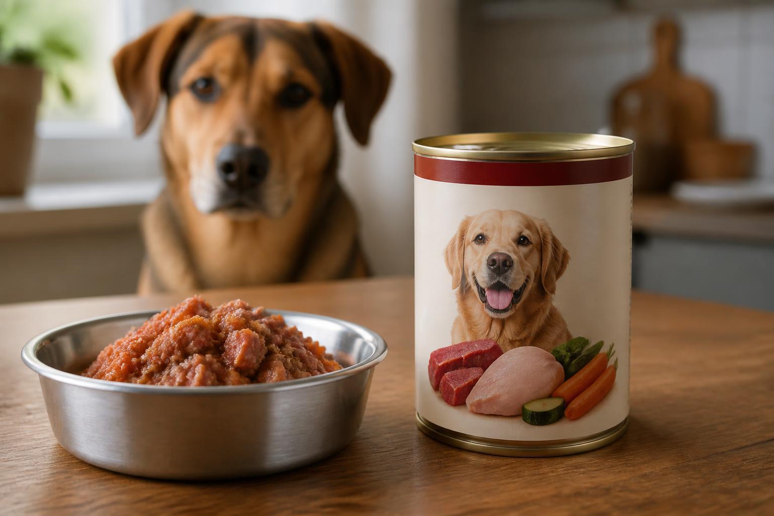 Nassfutter für Hunde richtig einordnen: Was die Angaben auf der Dose bedeuten